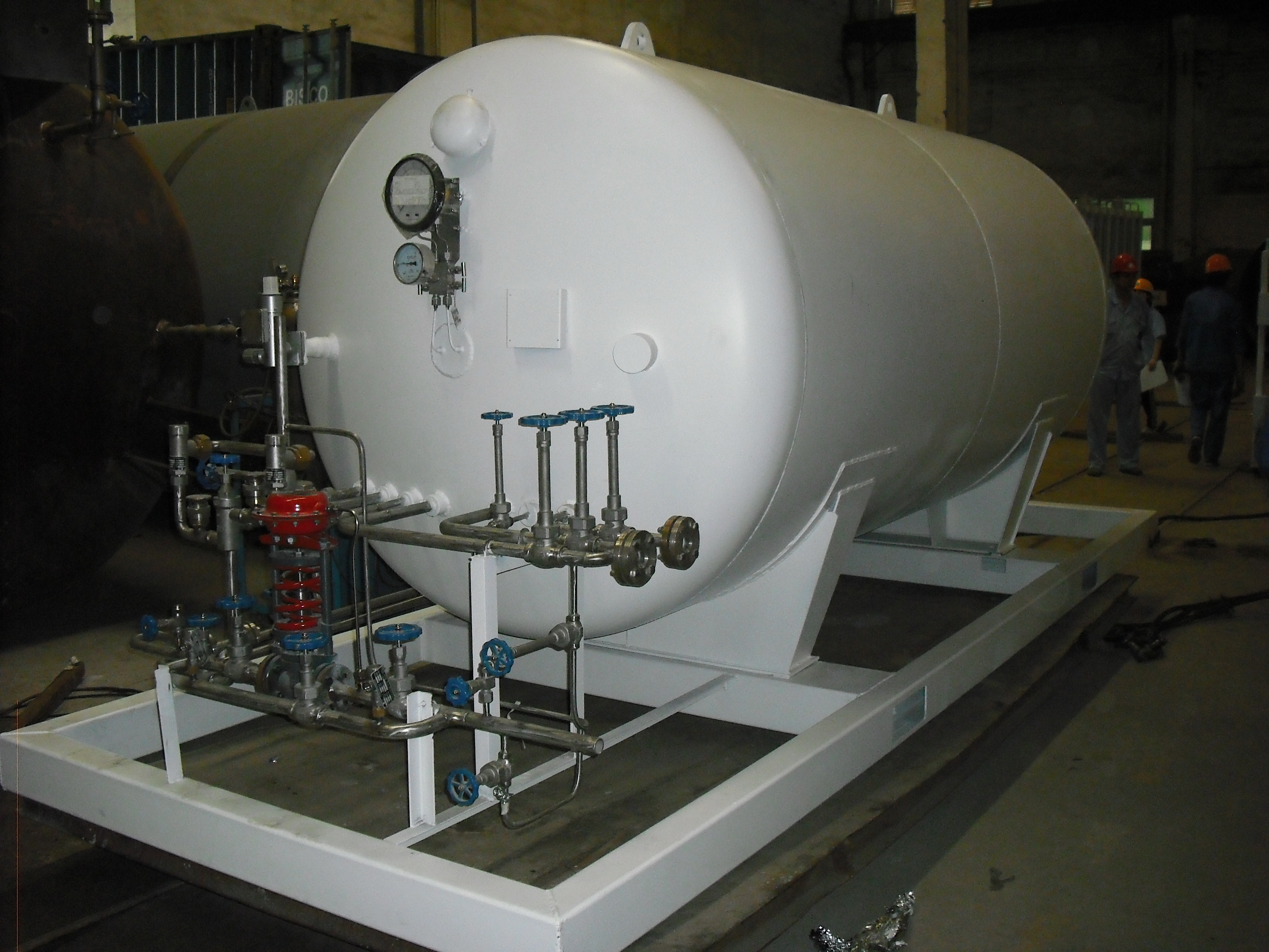 Cryogenic Liquid Storage Tank, Horizontal