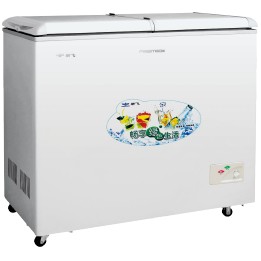 Horizontal Chest Freezer with Convertible Refrigerator Function
