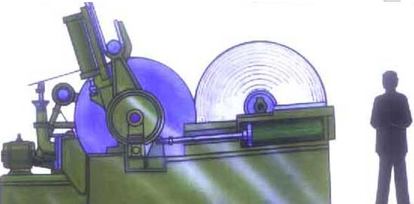 Pneumatic Horizontal Drum Winding Machine