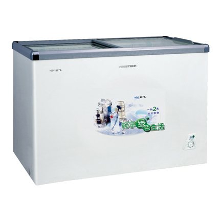 Convertible Chest Refrigerator Freezer with Glass Door