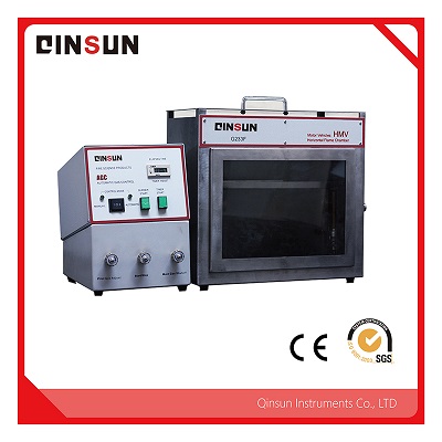Horizontal Textile Flammability Tester
