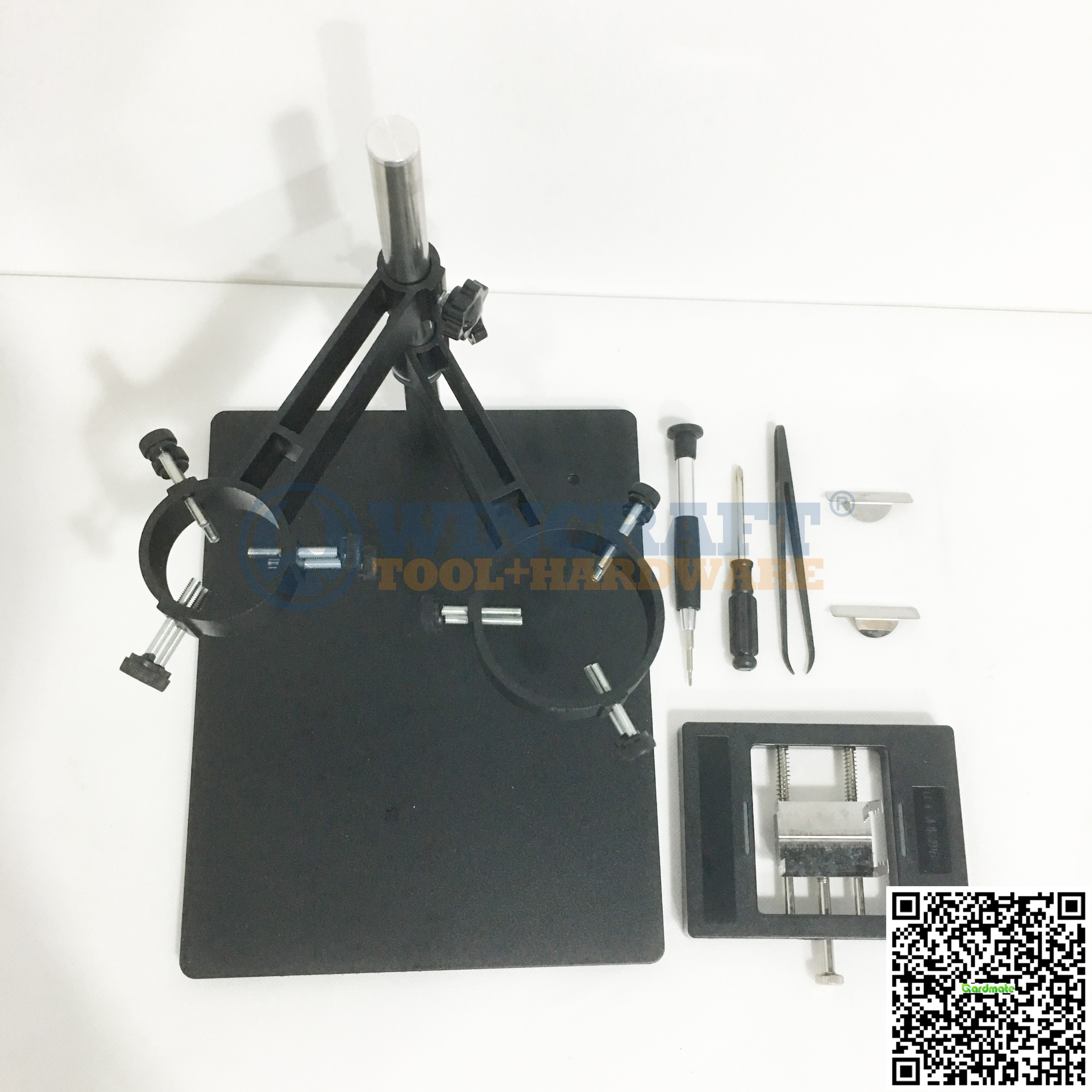 Hot Air Gun Holder with Two Clamps