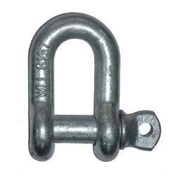 Hot Dip Galvanized Drop Forged Screw Collar Pin Chain Shackles