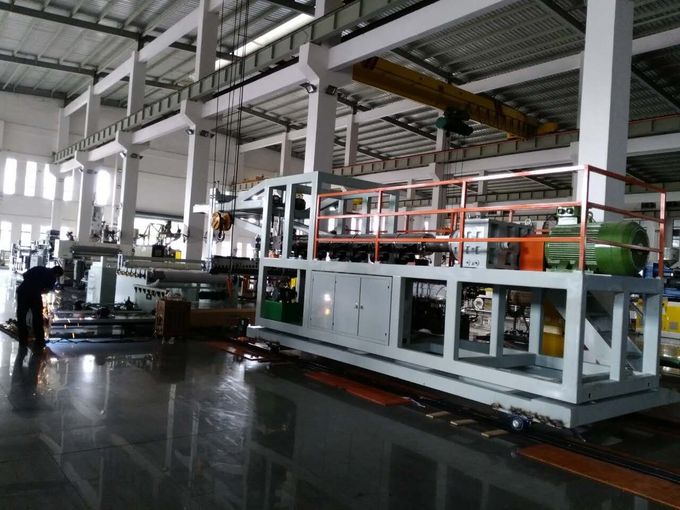 TPU film extrusion machine showing robust frame and control systems