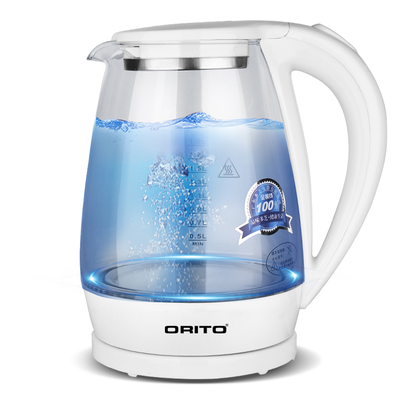 1.8L Tempered Glass Electric Kettle