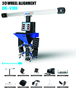 3D Wheel Alignment System with Infrared Camera