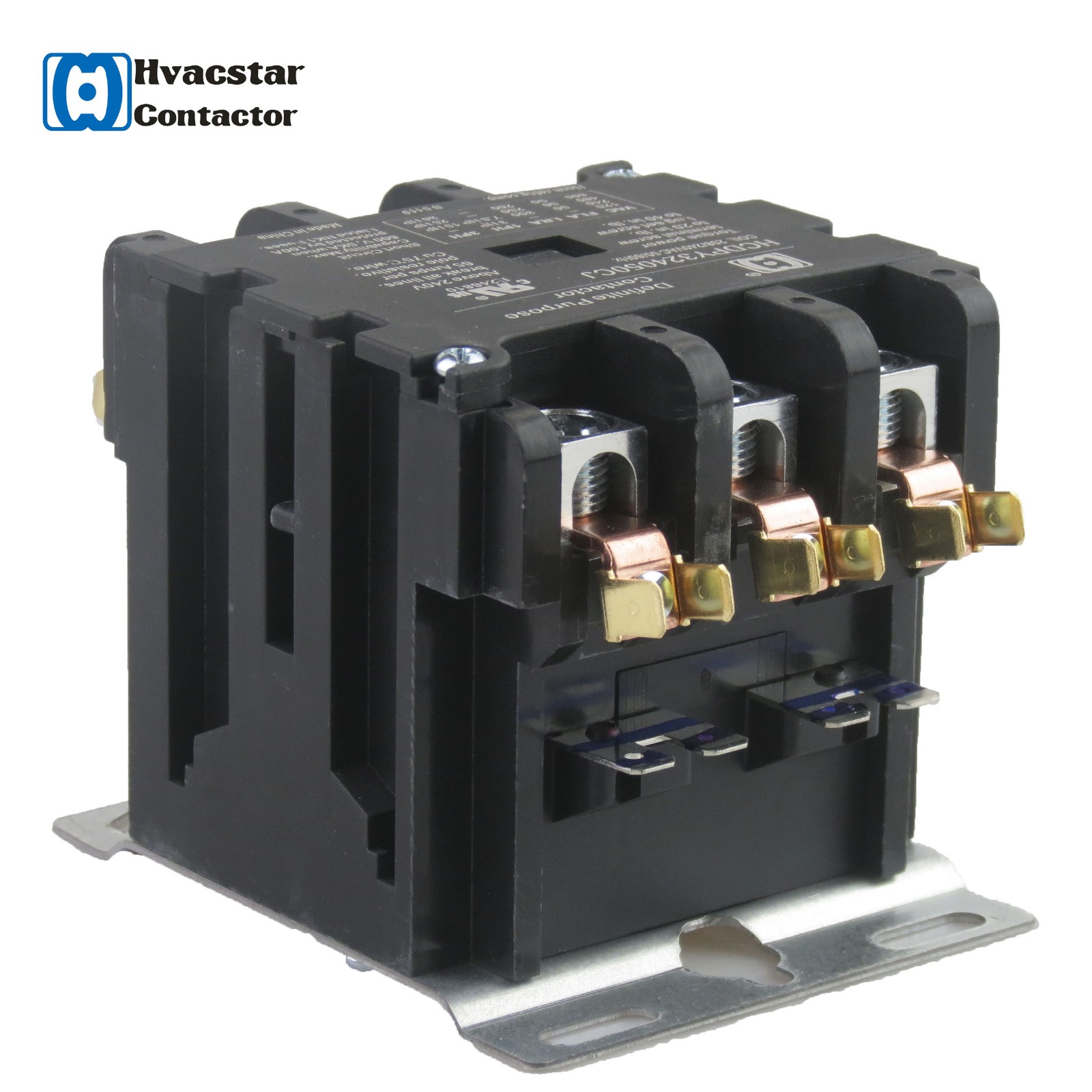 AC Magnetic Contactor 3-Pole 50A 120V