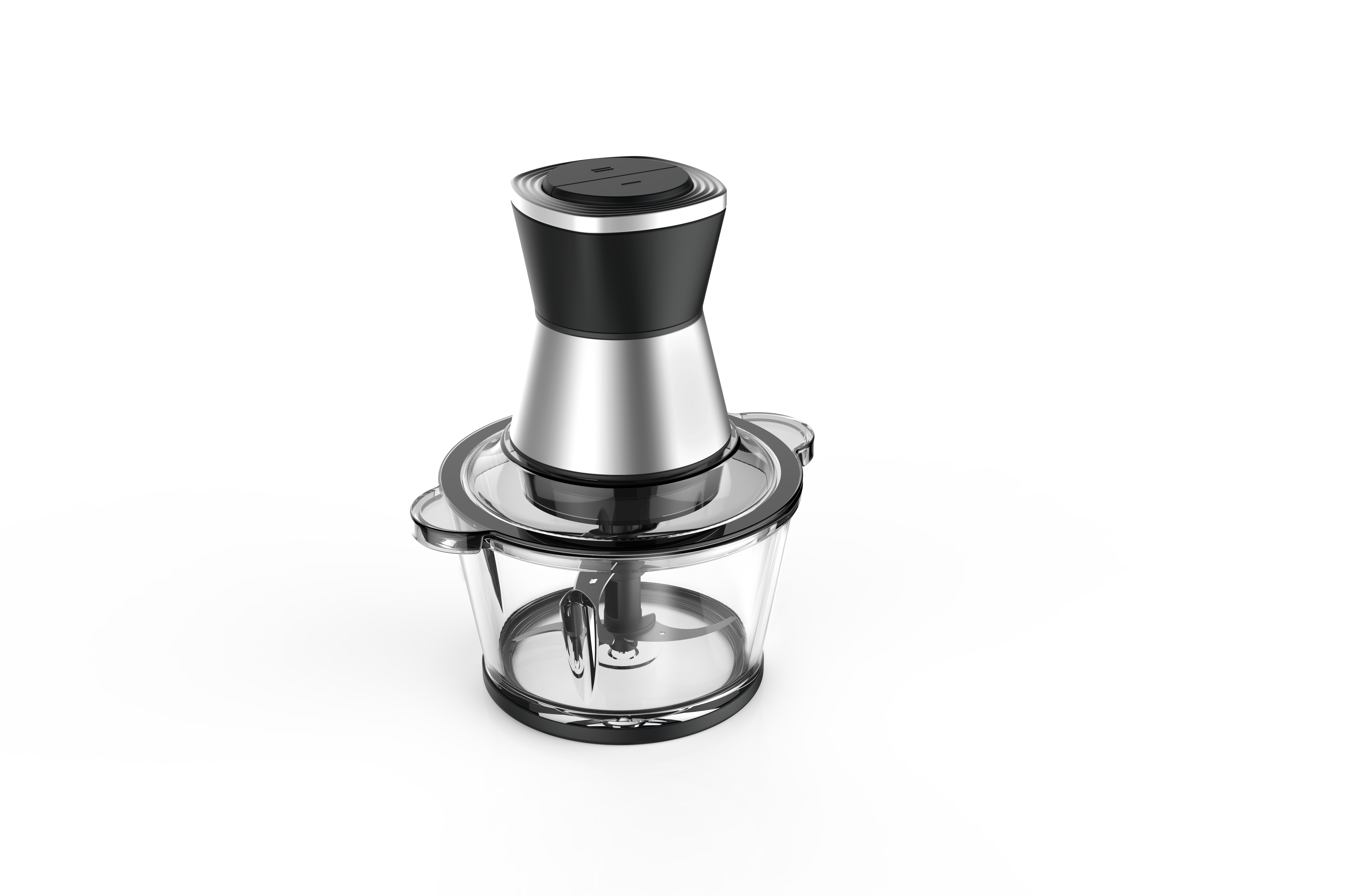 Electric Food Processor and Meat Grinder with Glass or Stainless Steel Bowl