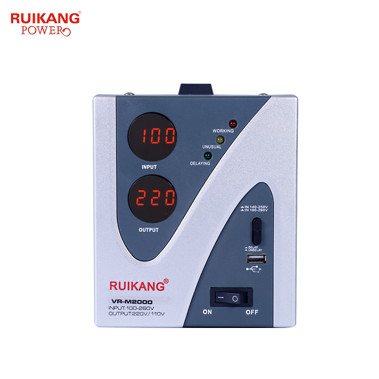 Hot sale AVR-500VA 1KVA 2KVA 3KVA 5KVA Home Use Automatic Voltage Stabilizer Regulator - Image 3