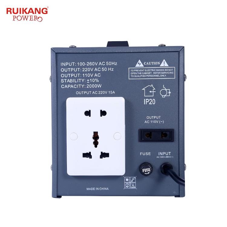 Hot sale AVR-500VA 1KVA 2KVA 3KVA 5KVA Home Use Automatic Voltage Stabilizer Regulator - Image 2