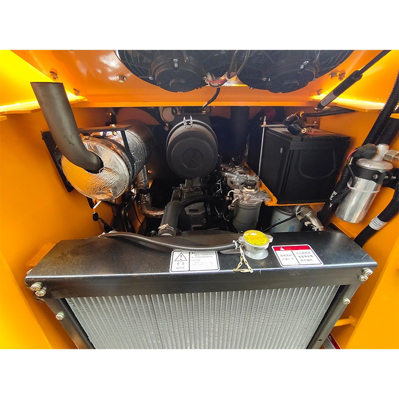 Skid Steer Loader with Auger Attachment