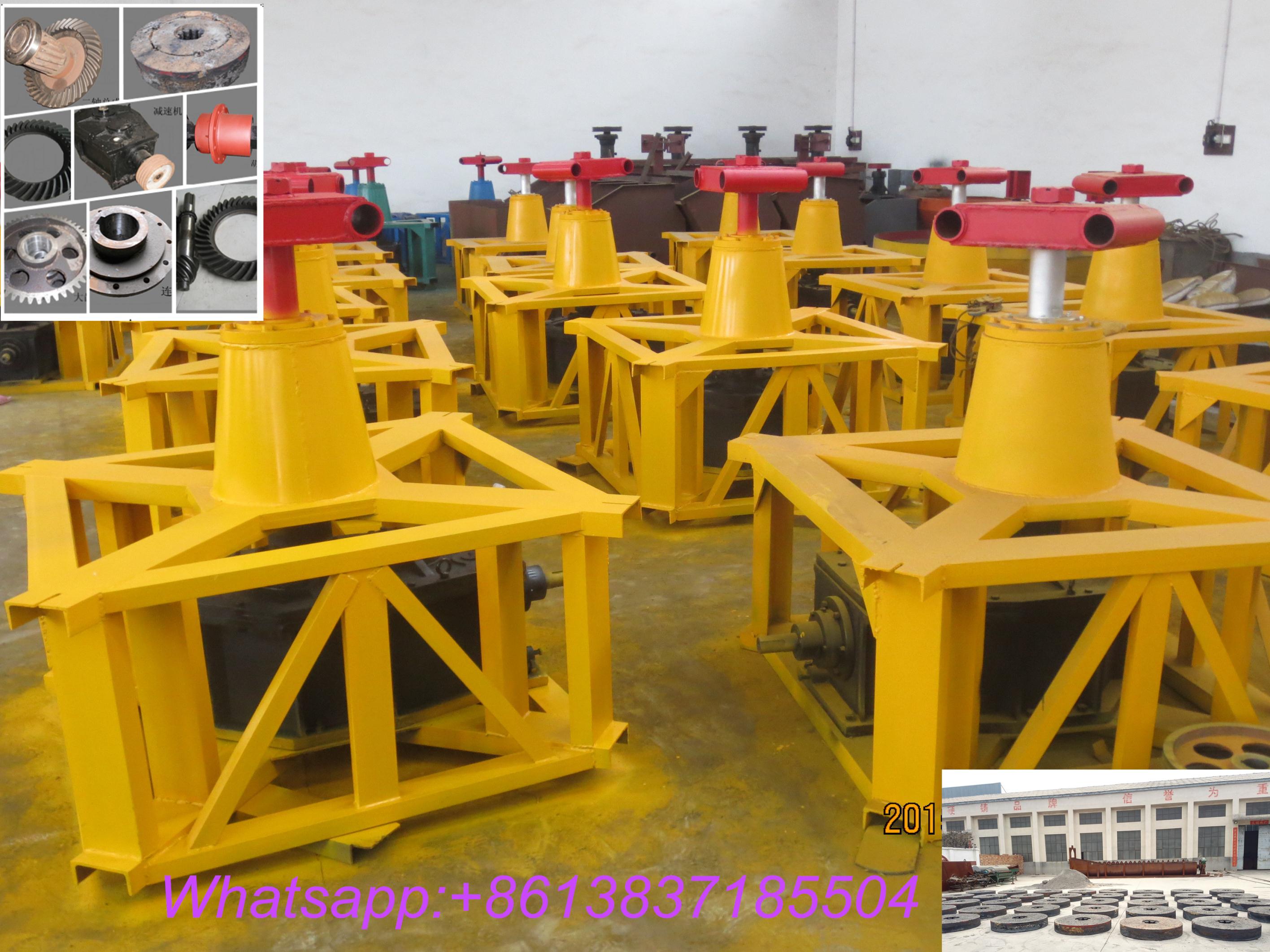 Hot sale new type wet pan mill for gold, wet pan edge runner mill for processing gold ore - Image 2