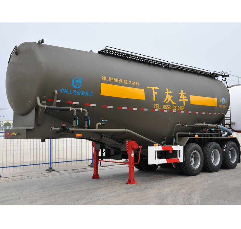 Powder Material Transport Tank Semi-Trailer