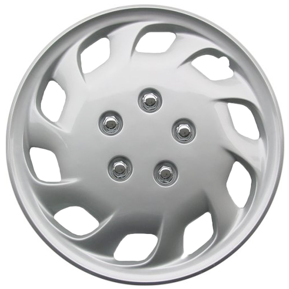 Universal wheel hubcap showing detailed design and finish