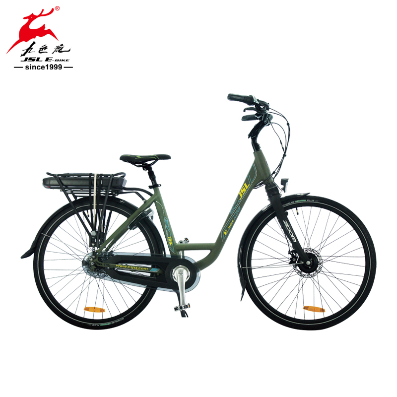 Hot Sell 700C Al Alloy Stepped Frame Women City Electric Bicycle - Image 3