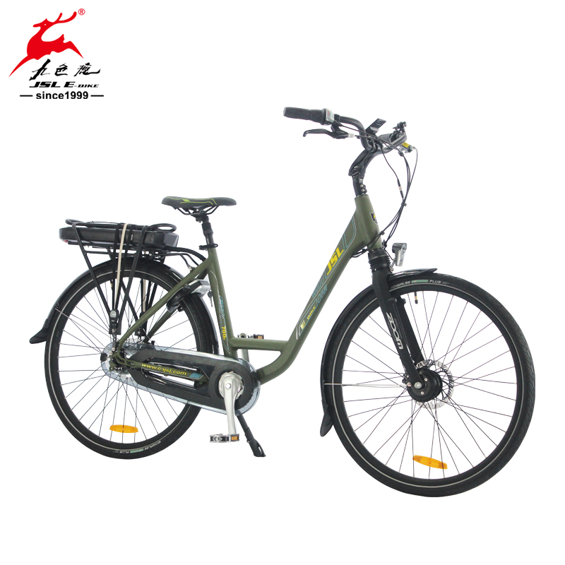 Hot Sell 700C Al Alloy Stepped Frame Women City Electric Bicycle - Image 2