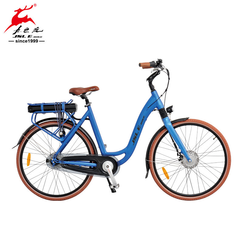 Hot Sell 700C Al Alloy Stepped Frame Women City Electric Bicycle - Image 3