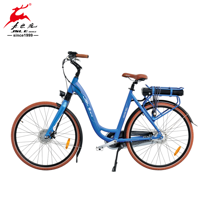 Hot Sell 700C Al Alloy Stepped Frame Women City Electric Bicycle - Image 2