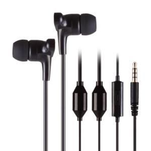 Anti-radiation air tube headset showing the air tube connection design