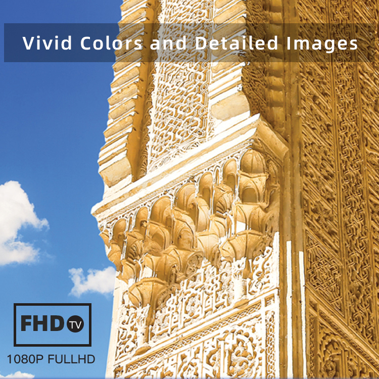 40-inch FHD Smart TV displaying vibrant colors