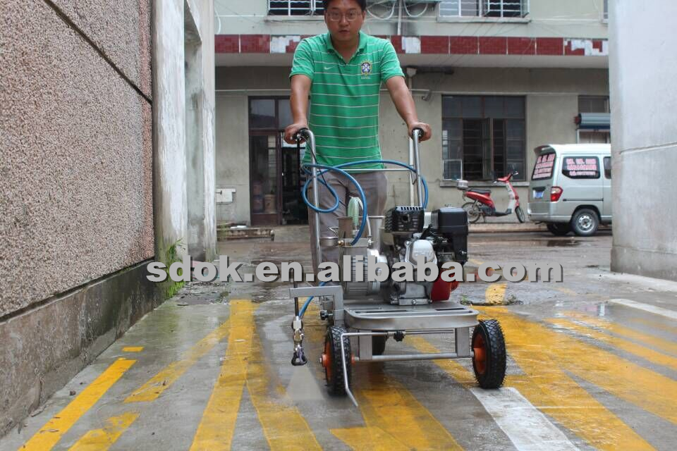 hot selling,Road Paint Marker,runway marker,plastic hand-push road marking line marker machine - Image 2