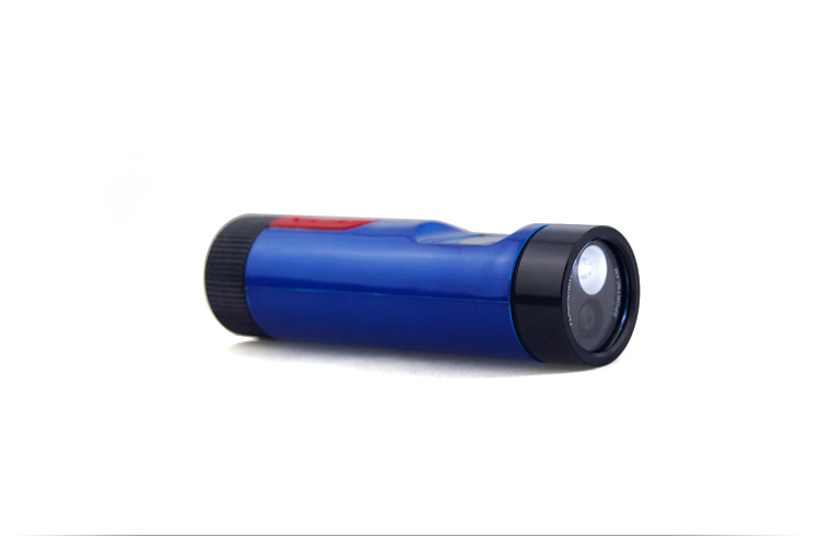 Front view of the waterproof HD torch camera