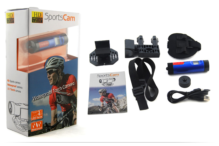 Waterproof torch camera product highlight