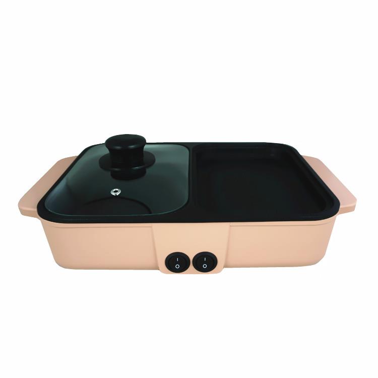 Household Multifunctional Cooking, Baking 2-in-1 Electric Baking Pan Grill - Image 3