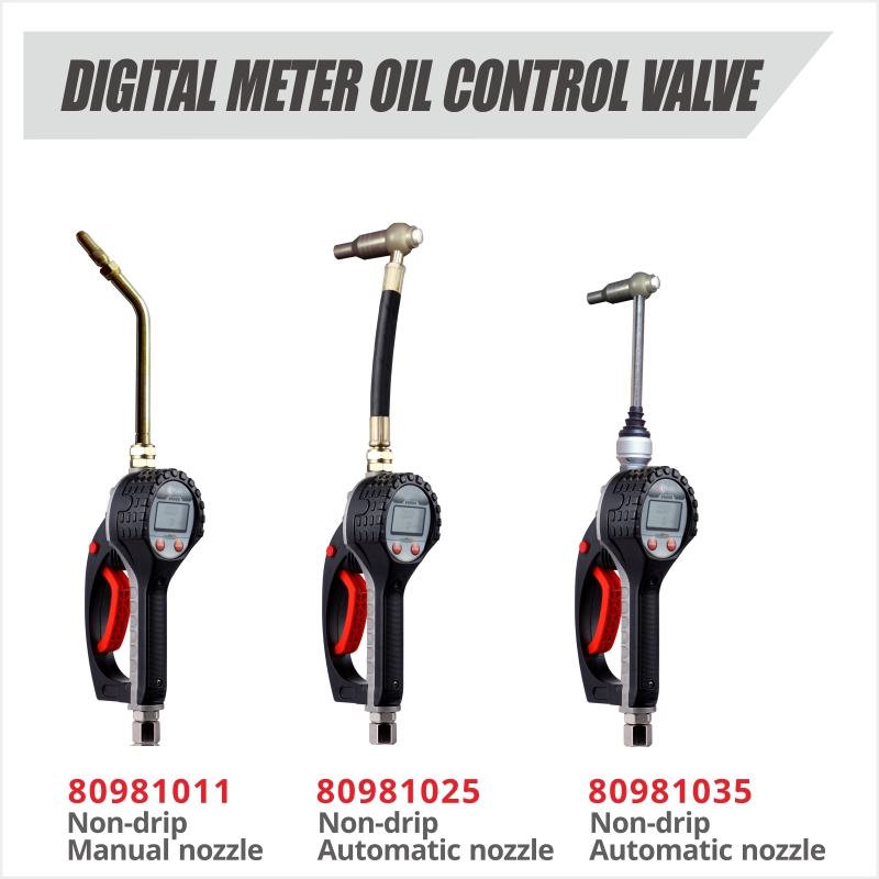 HPMM Digital Meter Control Valve 80981035 Digital Oil Control Valve Meter Gun Oil Gun With Digital Meter / Oil Flow Meter Gun - Image 2