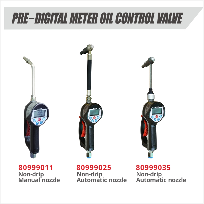 HPMM Digital Meter Control Valve 80999025 Digital Oil Control Valve Meter Gun Oil Gun With Digital Meter / Oil Flow Meter Gun - Image 2