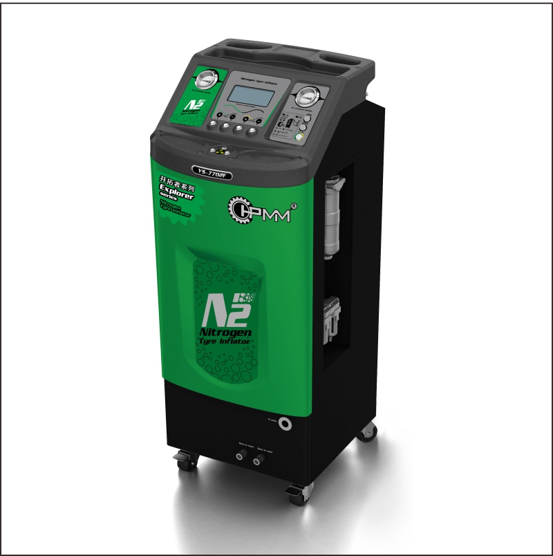 HPMM Nitrogen Generator Machine YS-7702F Explorer Series Full-Automatic Nitrogen Generator & Inflator Portable Nitrogen Tire Filling System Suit For Light Truck/ Truck Tires N2 Gas Generator Equipment - Image 2