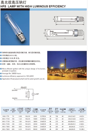 High-Pressure Sodium Lamp