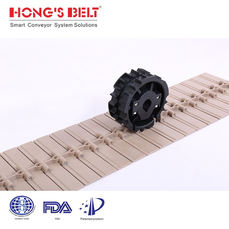 HS-820-K750 Thermoplastic table top and plate top chains Plastic chains conveyor belt - Image 2