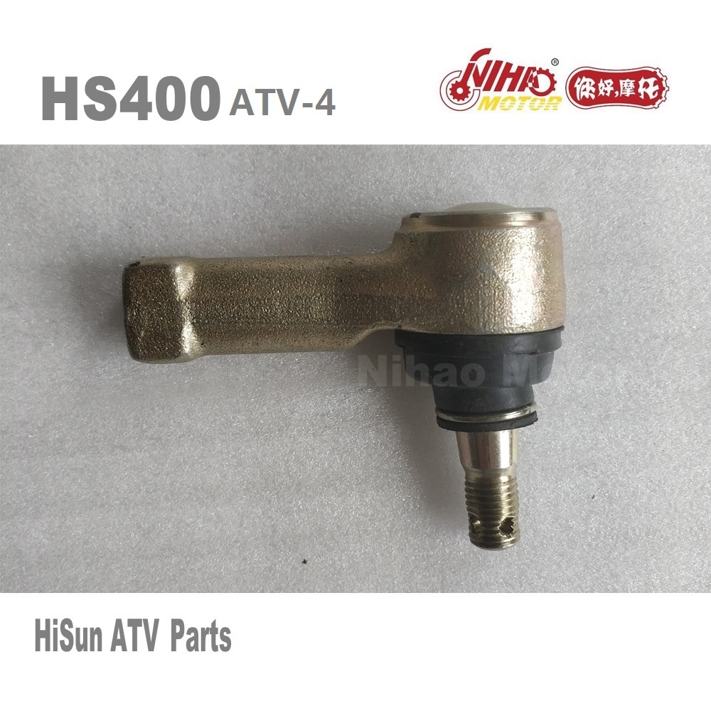Close-up of the tie rod ball joint component