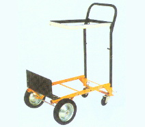 Industrial Steel Hand Truck with Foldable Platform