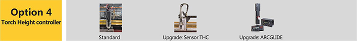 Torch height controller options