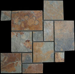 Natural Slate Mosaic Tile Sheet