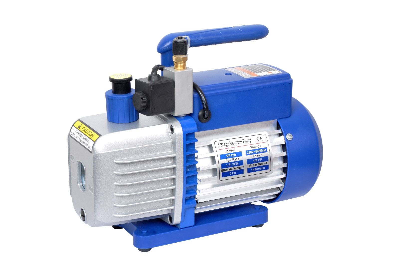 HVAC Portable Dual Stage AC Rotary Vane Refrigerant Vacuum Pump for Air Condition system - Image 2