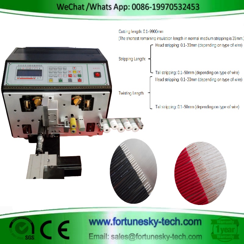 Automatic Wire Cutting Stripping Twisting Machine