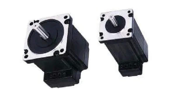 Side profile of an 86HS series hybrid stepper motor.
