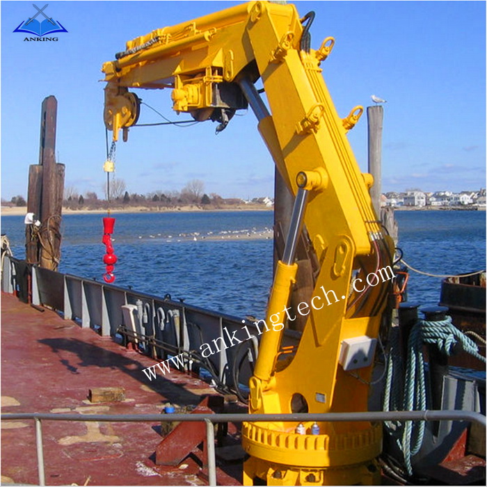 Hydraulic Knuckle&Telescopic Crane for marine ship - Image 2