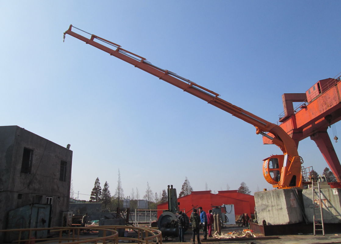 Marine Hydraulic Knuckle Telescopic Crane