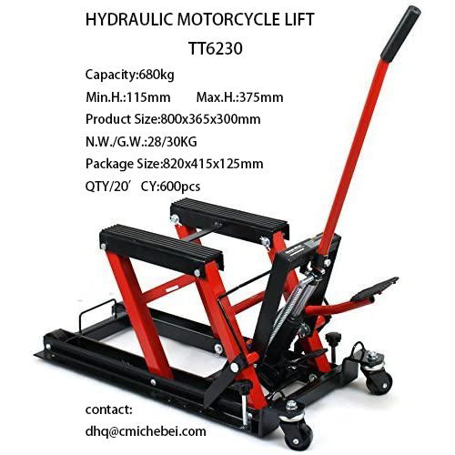 Motorcycle Hydraulic Lift Table