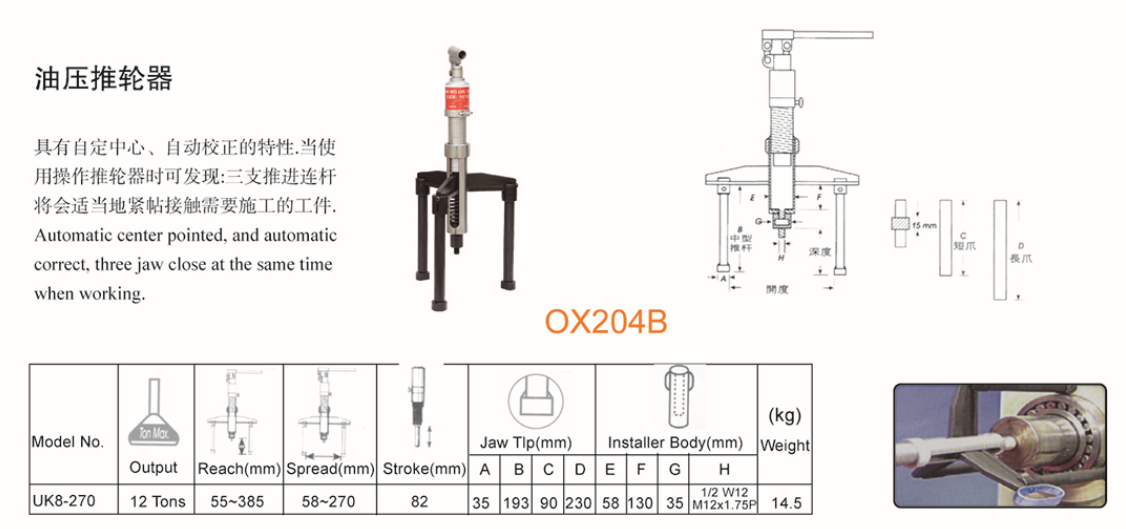 Hydraulic Spreading Tool