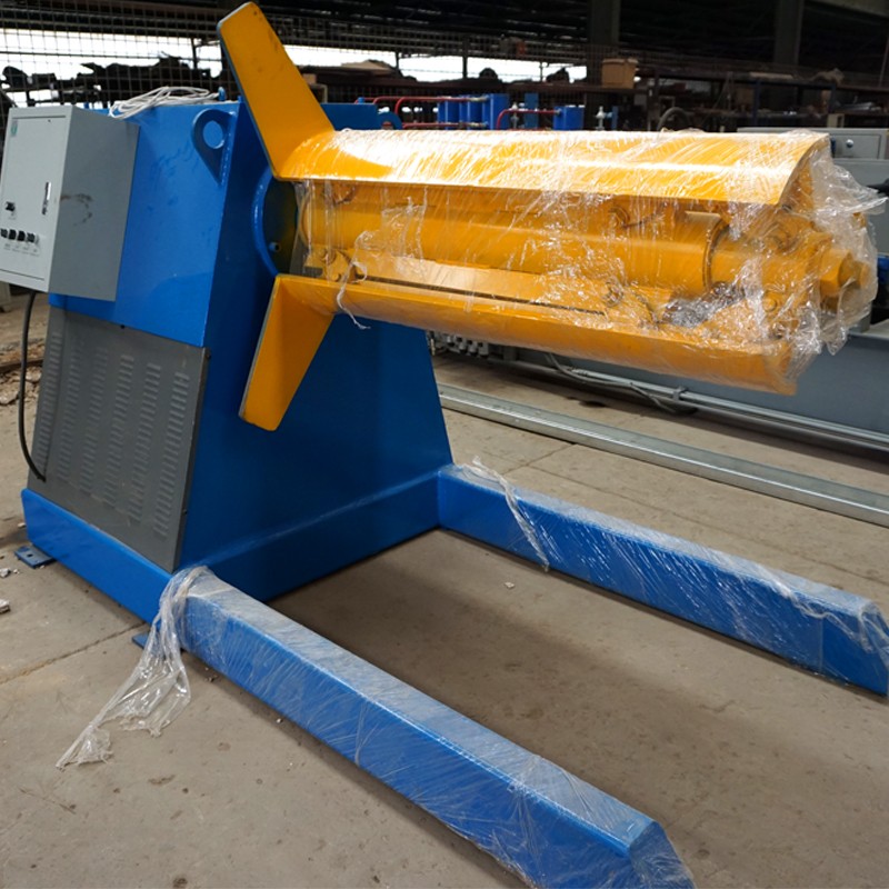 hydraulic steel coil decoiler for sale iron sheet machine sheet forming roll machine - Image 2