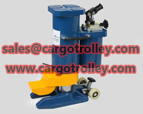 Hydraulic Toe Jack for Low Clearance Lifting