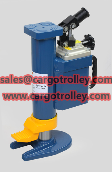 Hydraulic Toe Jack with Dual Lift Points