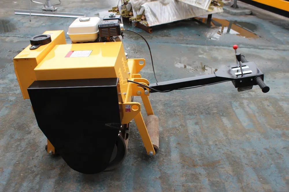 Close up of operator controls on road roller