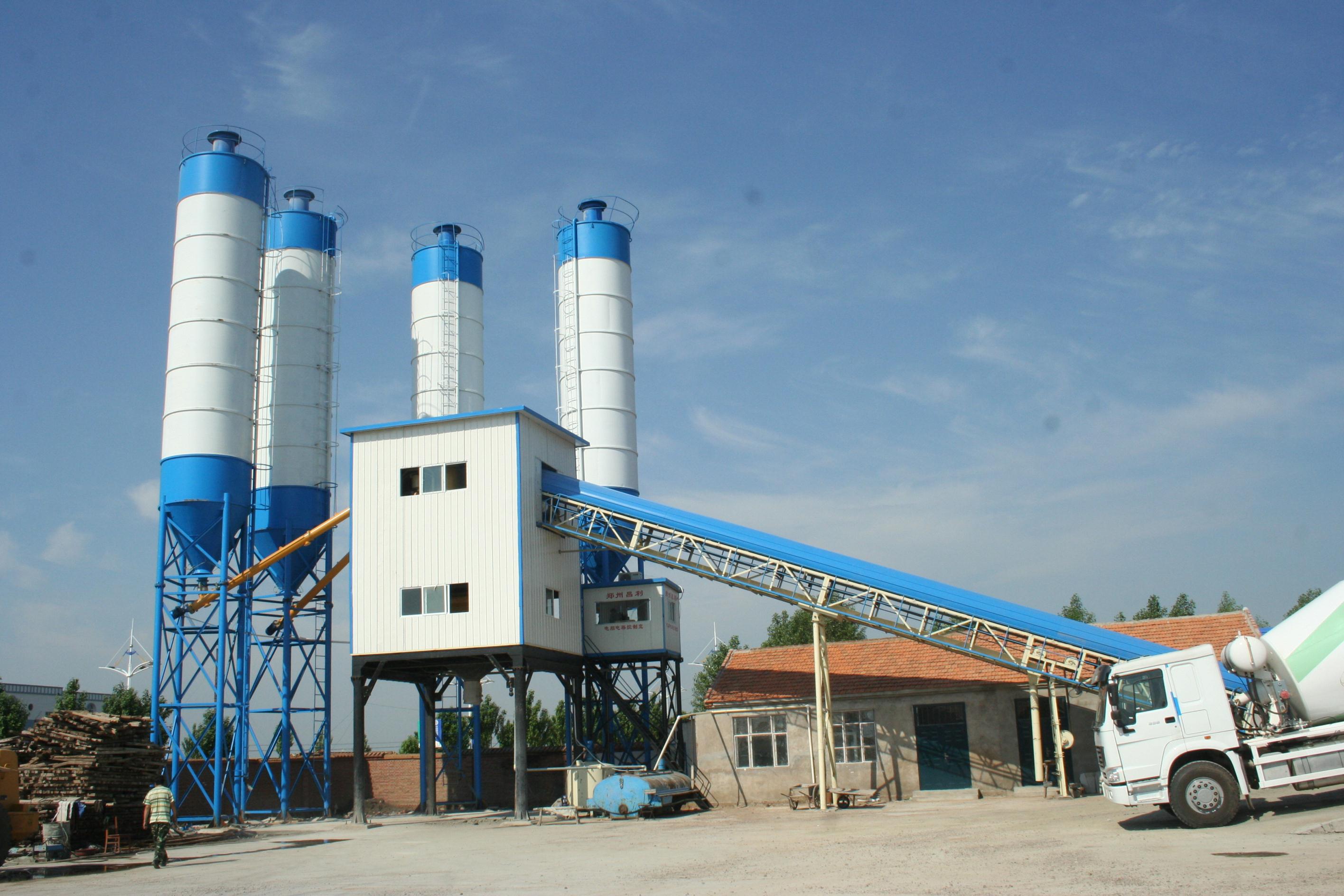 HZS90 Stationary Concrete Batching Plant