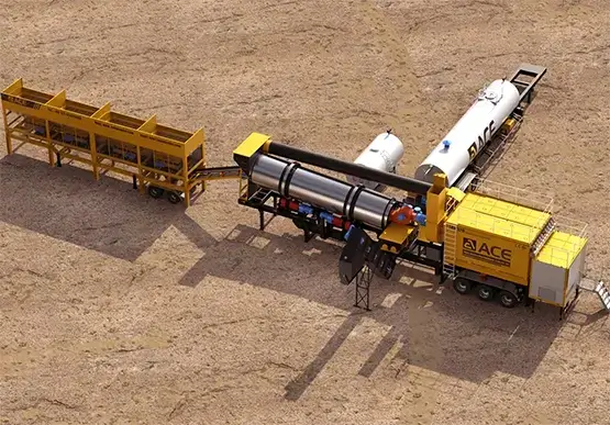 Mobile Asphalt Mixing Plant
